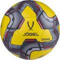 Мяч футбольный JOGEL Grand №5, желтый/серый/красный