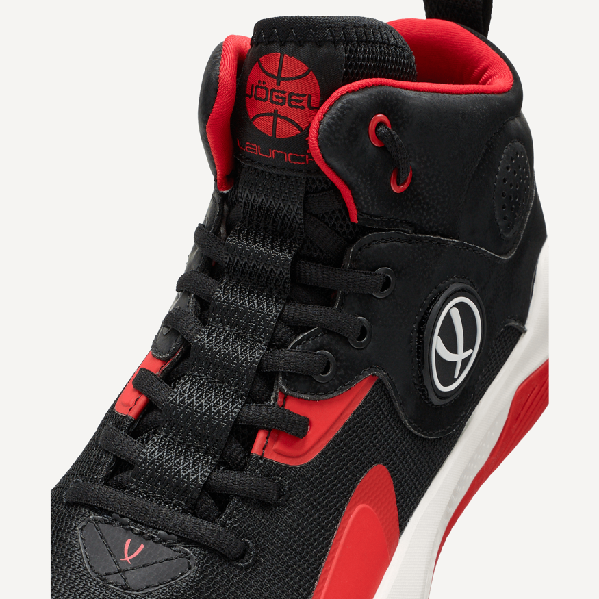 Кроссовки баскетбольные JOGEL Launch 2.0 MID, черный/красный/белый