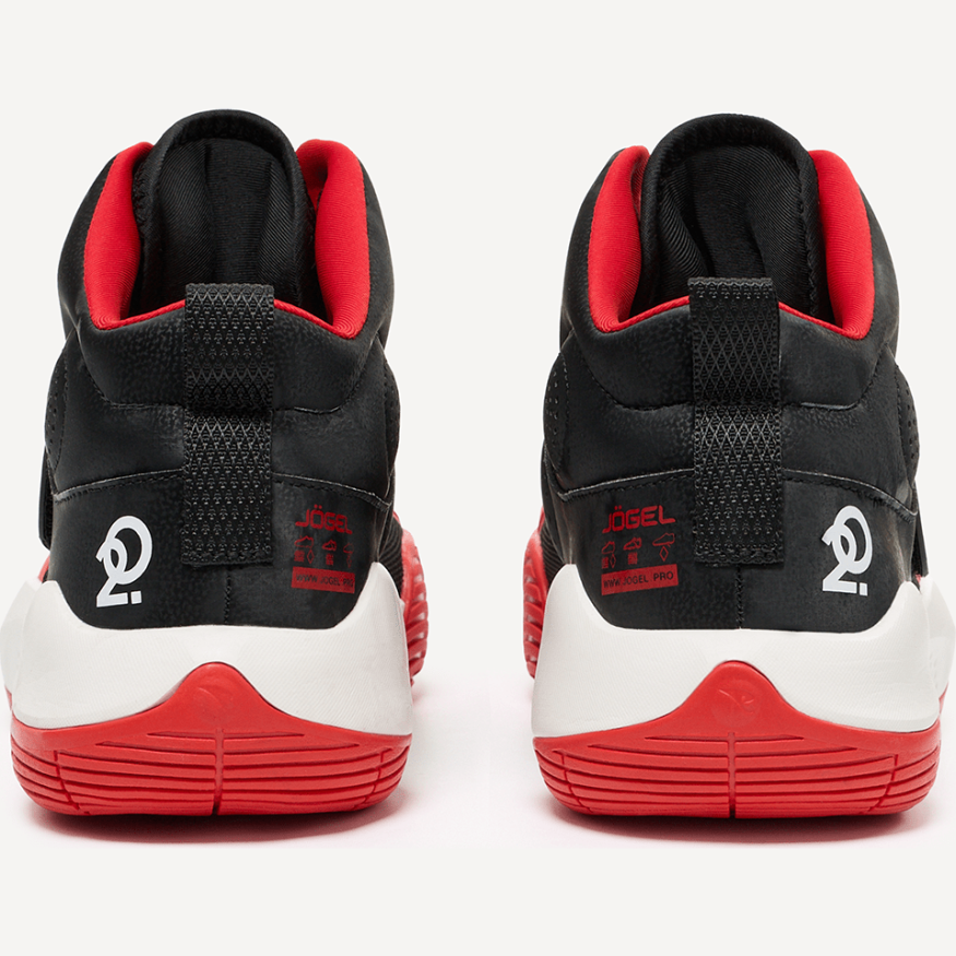 Кроссовки баскетбольные JOGEL Launch 2.0 MID, черный/красный/белый