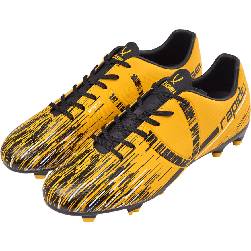 БЕЗ УПАКОВКИ Бутсы футбольные JOGEL Rapido FG Yellow/black