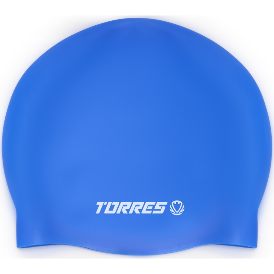 Шапочка для плав  TORRES, SW-12507BK, черный, силикон