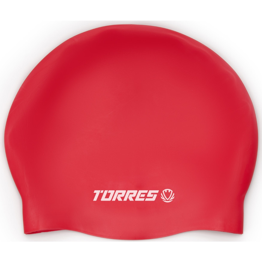 Шапочка для плав  TORRES, SW-12507BK, черный, силикон