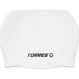 Шапочка для плав. TORRES, SW-12507BK, черный, силикон