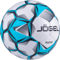 Мяч футбольный JOGEL Nueno №5, белый/голубой/черный