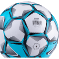 Мяч футбольный JOGEL Nueno №5, белый/голубой/черный