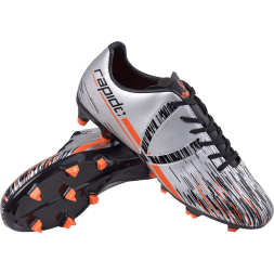 БЕЗ УПАКОВКИ Бутсы футбольные JOGEL Rapido FG Silver/black