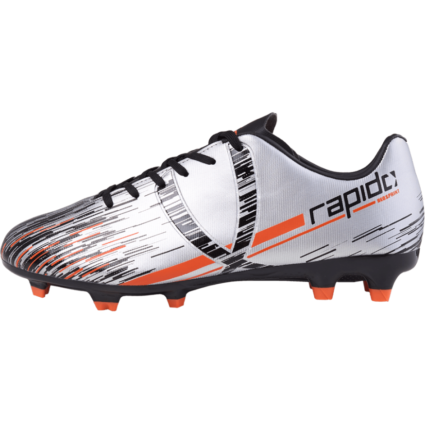 БЕЗ УПАКОВКИ Бутсы футбольные JOGEL Rapido FG Silver/black