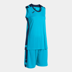 Баскетбольная форма JOMA LIDER BASKET TURQUESA FLÚOR DARK NAVY