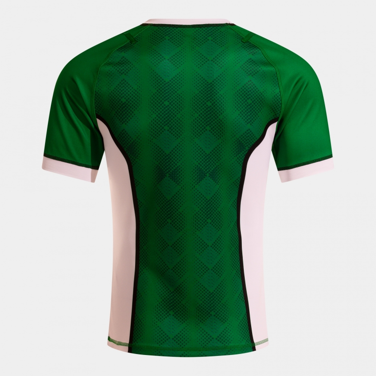 Регбийка JOMA CAMISETA MANGA CORTA MYSKIN III VERDE BLANCO