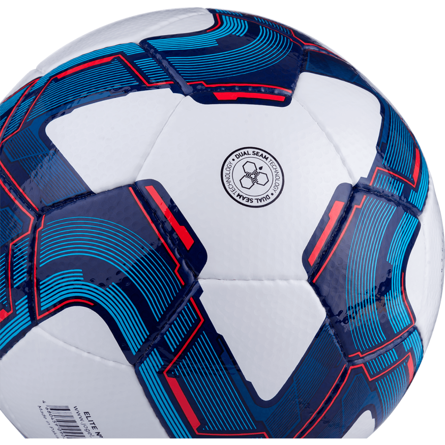 Мяч футбольный JOGEL Elite №4, белый/синий/красный