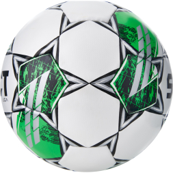 Мяч футб. SELECT Liga V25, 3855160585, р.5, FIFA Basic, 32п, ПУ, руч. сш, бело-зеленый