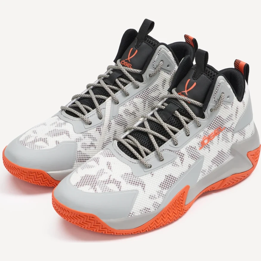 Кроссовки баскетбольные JOGEL Playmaker, серый/оранжевый