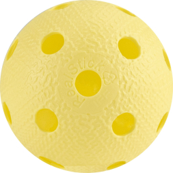 Мяч для флорбола RealStick, MR-MF-Va, пластик с углубл., IFF Approved, ванильный