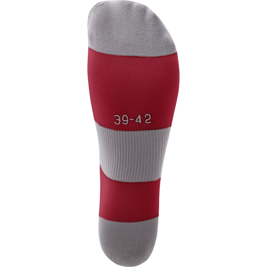 Гетры футбольные JOGEL CAMP BASIC SOCKS, гранатовый/серый/белый