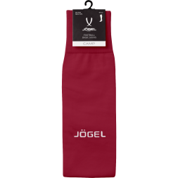 Гетры футбольные JOGEL CAMP BASIC SOCKS, гранатовый/серый/белый