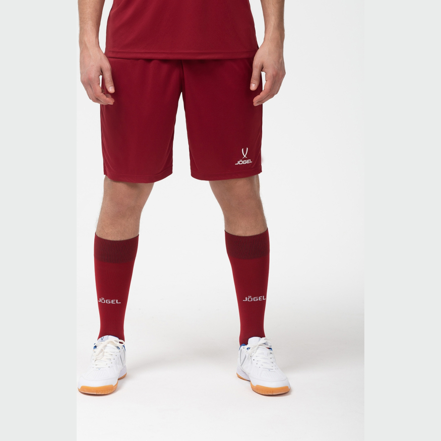 Гетры футбольные JOGEL CAMP BASIC SOCKS, гранатовый/серый/белый