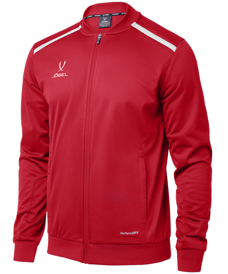 Олимпийка JOGEL DIVISION PerFormDRY Pre-match Knit Jacket, красный