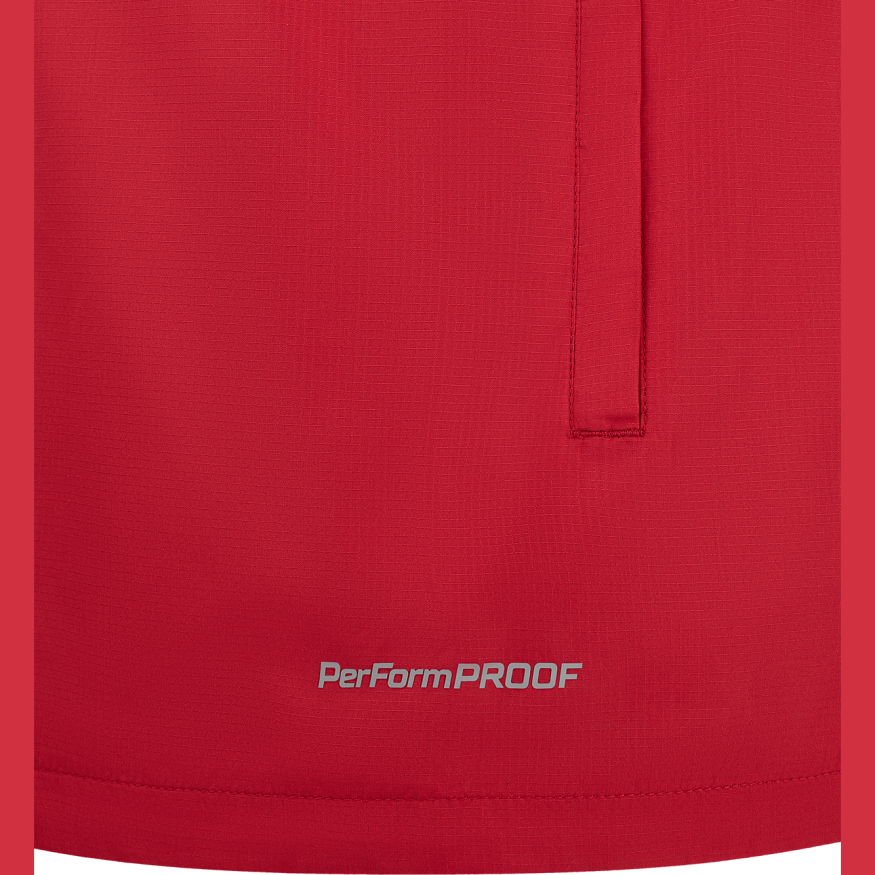 Куртка ветрозащитная JOGEL DIVISION PerFormPROOF Shower Jacket, красный