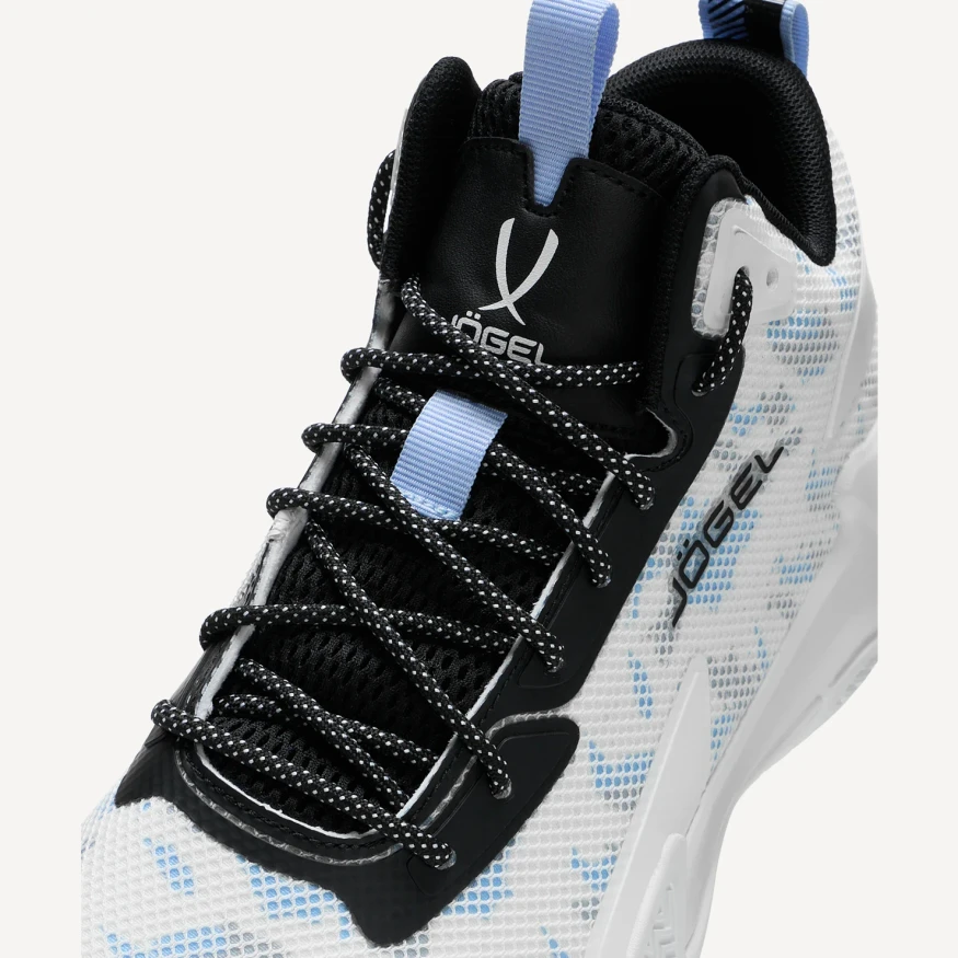 Кроссовки баскетбольные JOGEL Playmaker, белый/голубой/черный