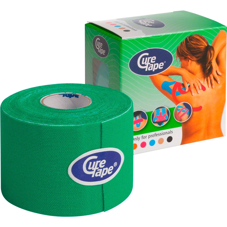 Тейп кинезиологический CureTape Black, 5 см x 5 м, 160226, черный