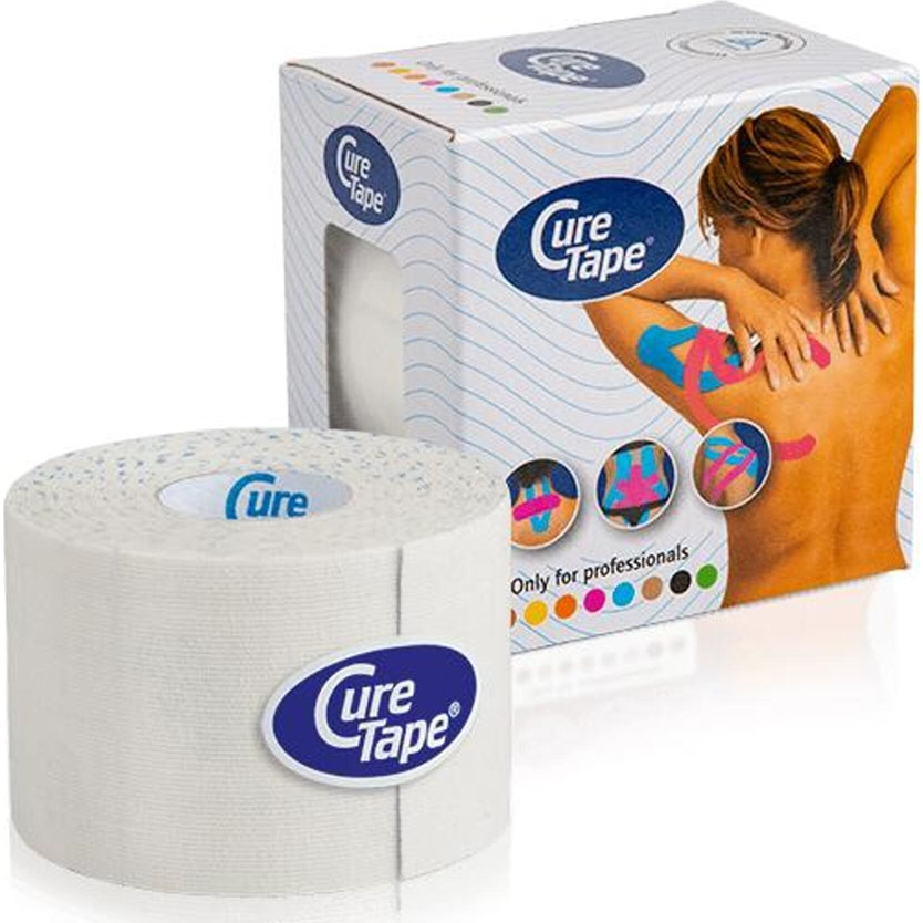 Тейп кинезиологический CureTape Black, 5 см x 5 м, 160226, черный