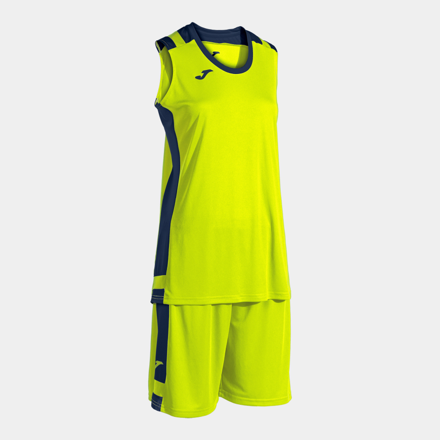 Баскетбольная форма JOMA LIDER BASKET AMARILLO FLÚOR DARK NAVY