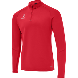 Джемпер тренировочный JOGEL PREMIER PerFormDRY Training 1/4 Zip Fleece Top, красный