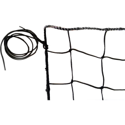 Сетка для пляжн. вол. FS-PV-№21, любит, черн., 8.5х1м, нить 3.5мм, 4 стор. оверл., без троса