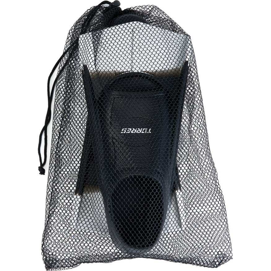 Ласты для бассейна TORRES F01, SWF012401BK, р. EU 27-29 (XXS), черно-серый