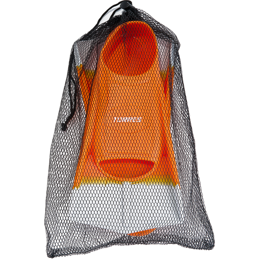 Ласты для бассейна TORRES F01, SWF012401BK, р. EU 27-29 (XXS), черно-серый