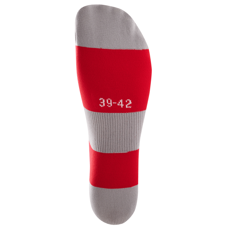 Гетры футбольные JOGEL CAMP BASIC SOCKS, красный/серый/белый