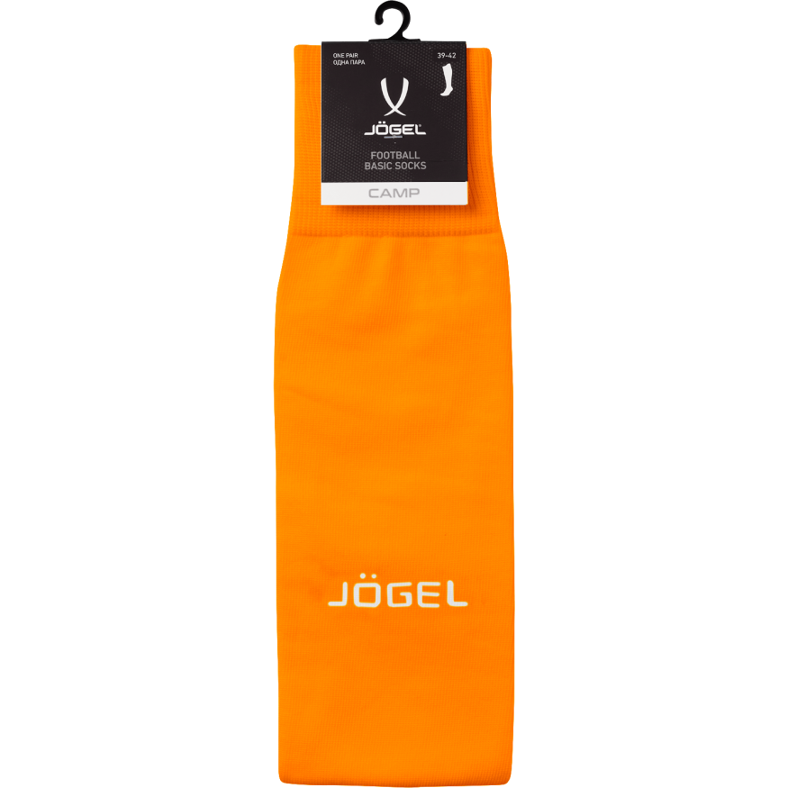 Гетры футбольные JOGEL CAMP BASIC SOCKS, оранжевый/серый/белый