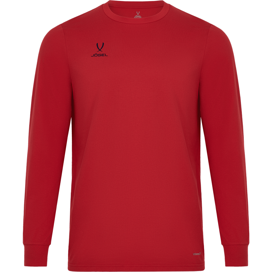 Футболка баскетбольная с длинным рукавом JÖGEL DIVISION PerFormDRY Pre-Match Longsleeve Jersey, красный