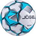Мяч футбольный JOGEL Nueno №4, белый/голубой/черный