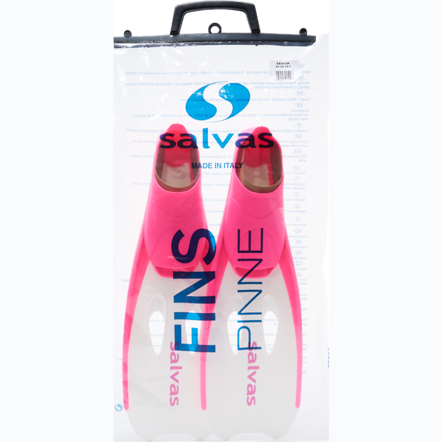 Ласты для плавания SALVAS Cancun Fin BA12534BTSTS, размер 34-35, синие