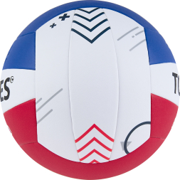 Мяч вол. TORRES BM850, V42325, р.5, синт. кожа (ПУ), клееный, бут. кам., бел-син-красный