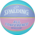 Мяч баск. SPALDING All Conference р.6, 77065z, композит, голубо-розовый