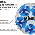 Мяч футбольный MINSA, TPE, машинная сшивка, 12 панелей, р. 5