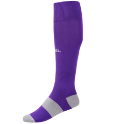 Гетры футбольные JOGEL CAMP BASIC SOCKS, фиолетовый/серый/белый
