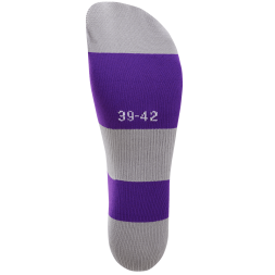 Гетры футбольные JOGEL CAMP BASIC SOCKS, фиолетовый/серый/белый