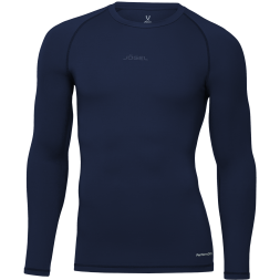 Футболка компрессионная с длинным рукавом JÖGEL PerFormDRY Baselayer Tee LS 2, темно-синий