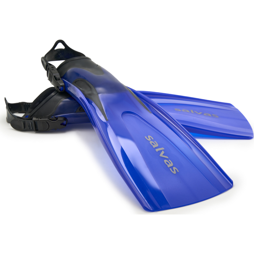 Ласты для плавания SALVAS Hazard Plus Fin BA160LXBBSTS, размер L/XL, синие