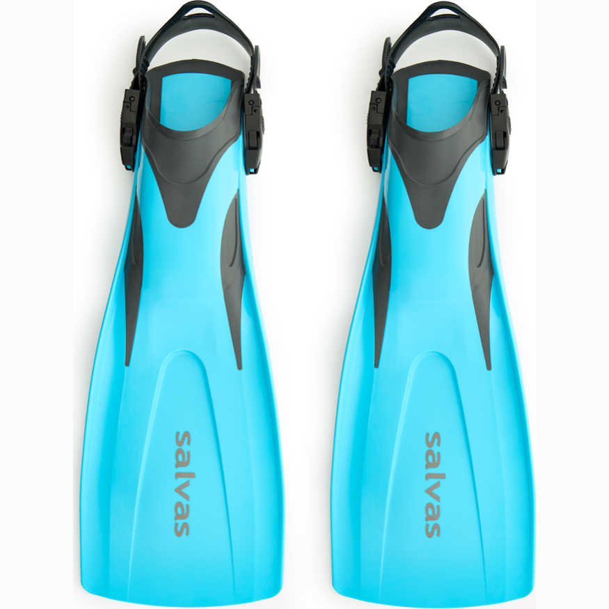 Ласты для плавания SALVAS Hazard Plus Fin BA160LXBBSTS, размер L/XL, синие