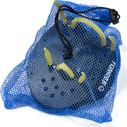 Лопатки для плавания TORRES, Арт.SWP112401BL, р.S, черно-желтый