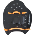 Лопатки для плавания TORRES, Арт.SWP112401BL, р.S, черно-желтый