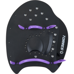 Лопатки для плавания TORRES, Арт.SWP112401BL, р.S, черно-желтый