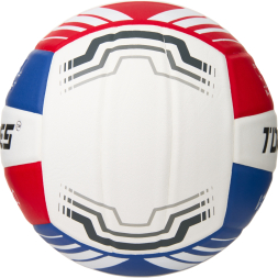 Мяч вол. TORRES VB 1000, V32415, р.5, синт.кожа (микрофибра), клееный, бут.кам, бел-син-красный