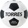 Мяч футб  TORRES Main Stream, F30184,р 4, 32 пан  ПУ, 4 под  слоя, руч  сшив , бело-черный