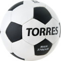 Мяч футб  TORRES Main Stream, F30184,р 4, 32 пан  ПУ, 4 под  слоя, руч  сшив , бело-черный