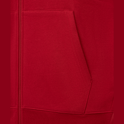Худи JOGEL ESSENTIAL Fleece Zip Hoodie, темно-красный